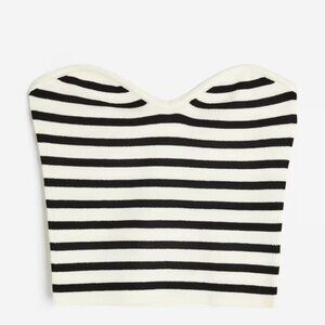 H&M Rib-knit Tube Top - Size S - BRAND NEW